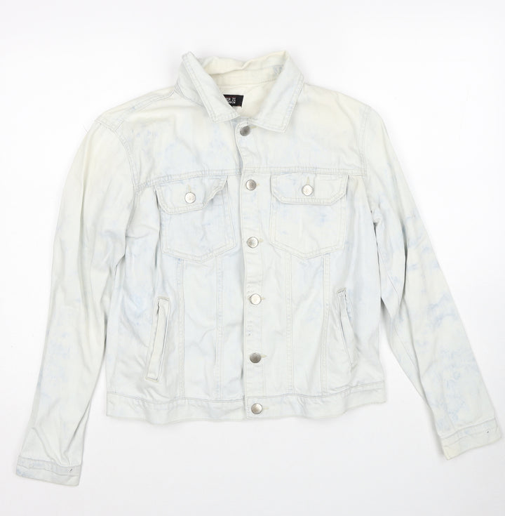 FOREVER 21 Womens Beige Jacket Size S Button