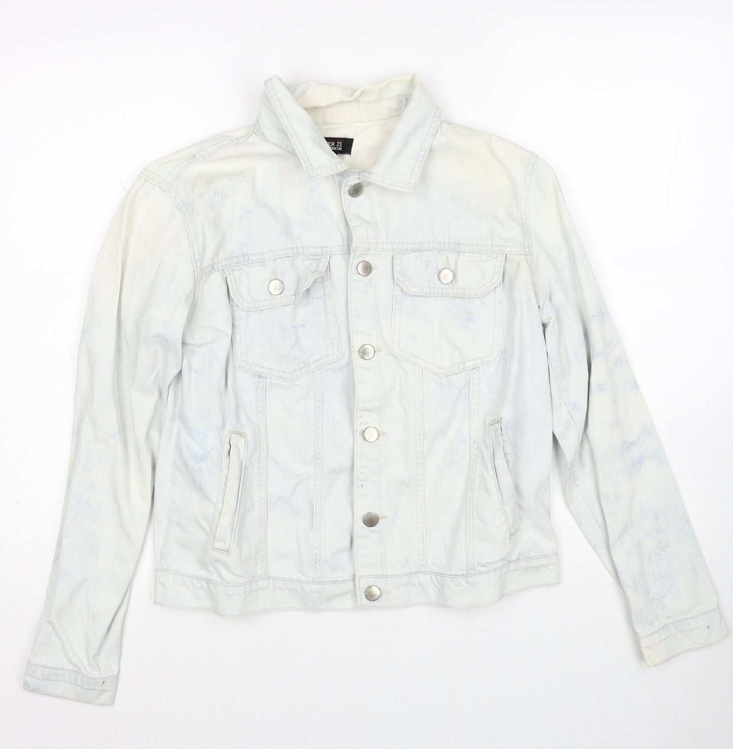 FOREVER 21 Womens Beige Jacket Size S Button