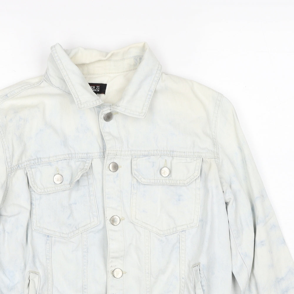 FOREVER 21 Womens Beige Jacket Size S Button