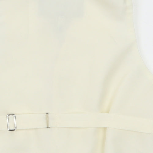 HEIRLOOM Boys Ivory Geometric Jacket Waistcoat Size 2-3 Years Button
