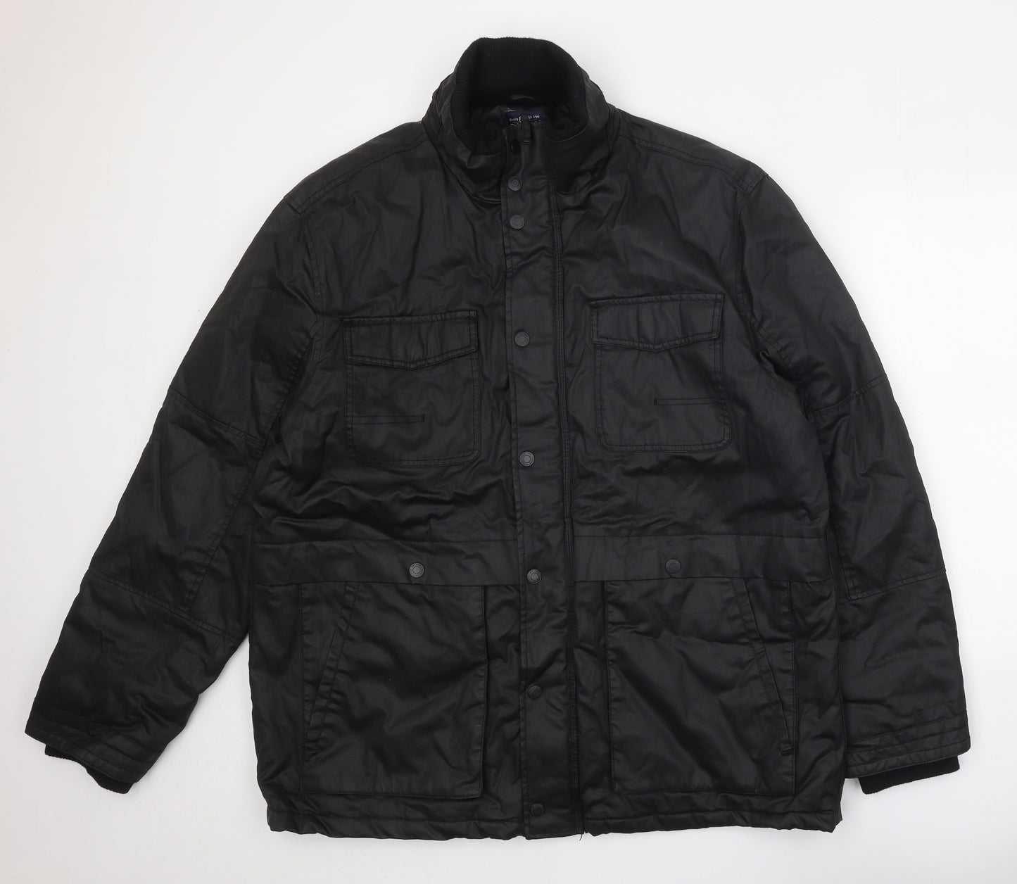Boston Crew Mens Black Jacket Size 3XL Zip