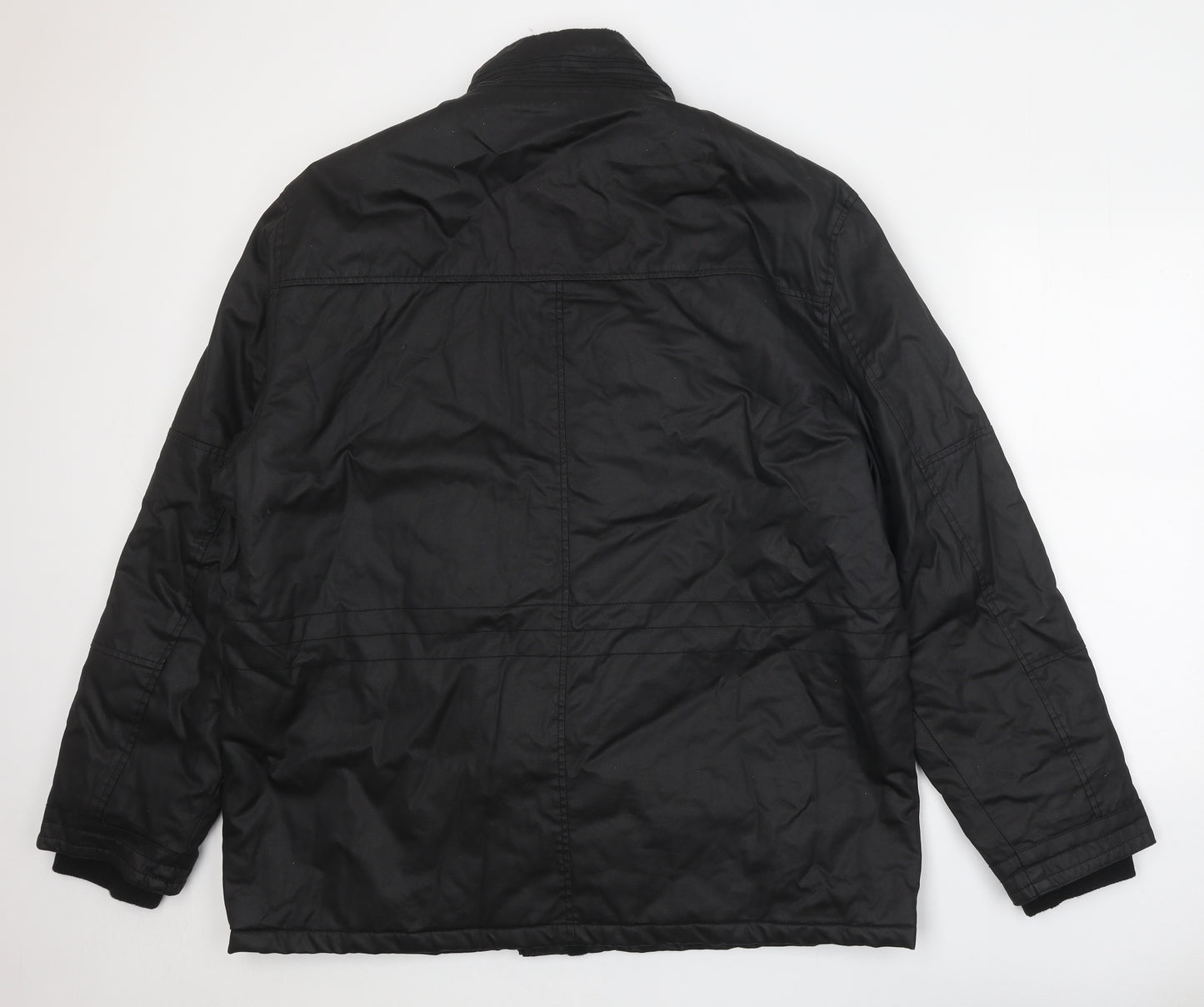 Boston Crew Mens Black Jacket Size 3XL Zip
