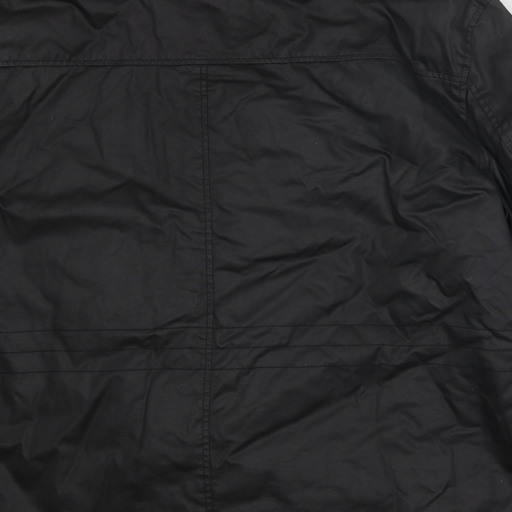 Boston Crew Mens Black Jacket Size 3XL Zip