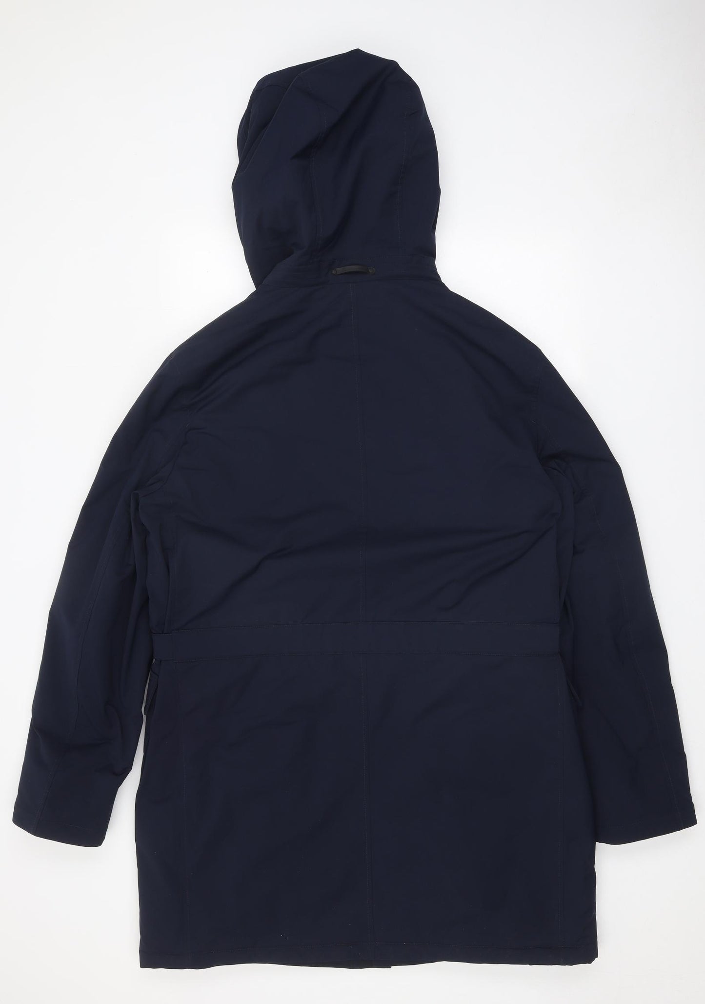 Guards London Womens Blue Rain Coat Coat Size 12 Zip