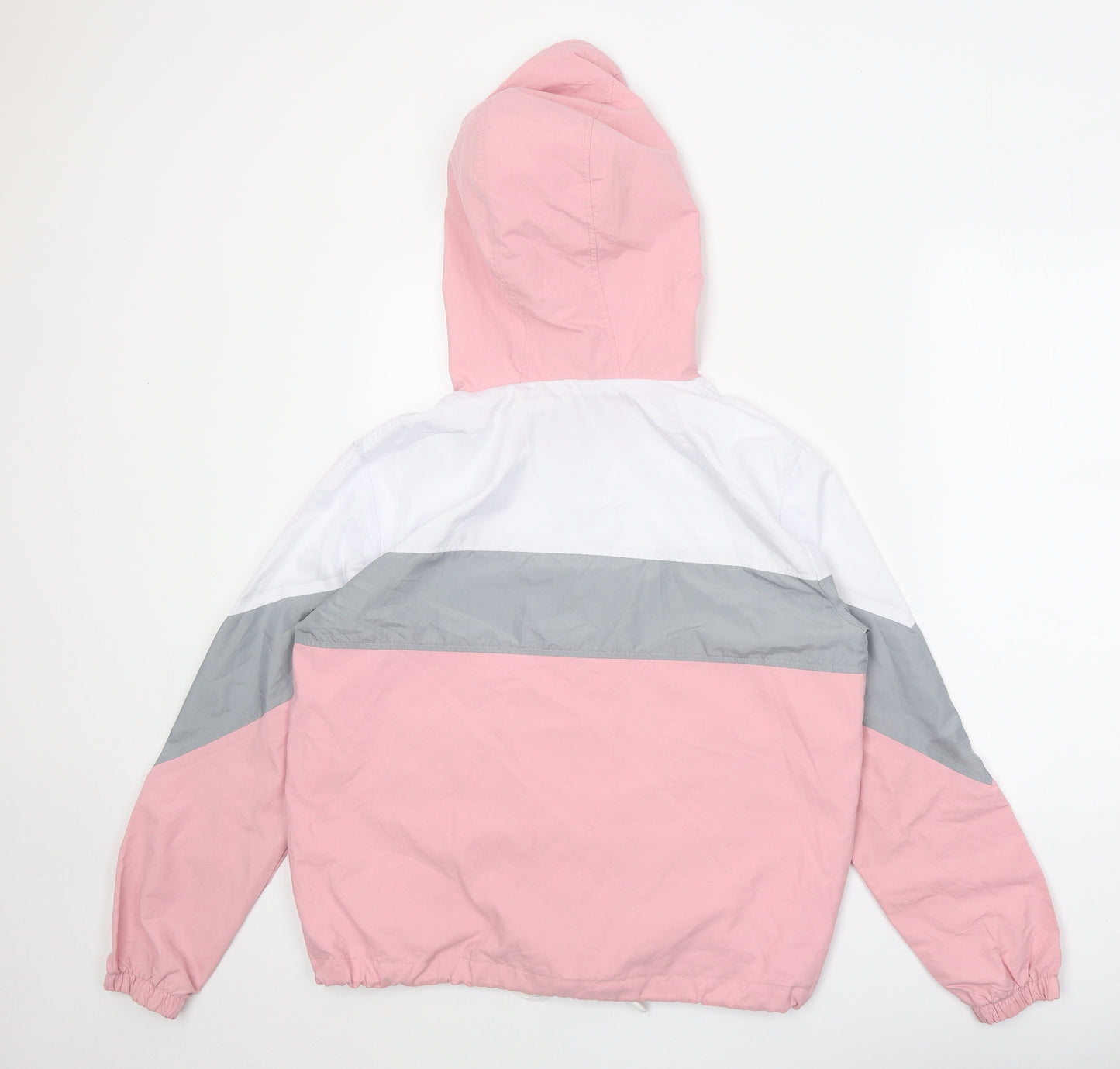 Rising Womens Pink Geometric Jacket Size S Zip