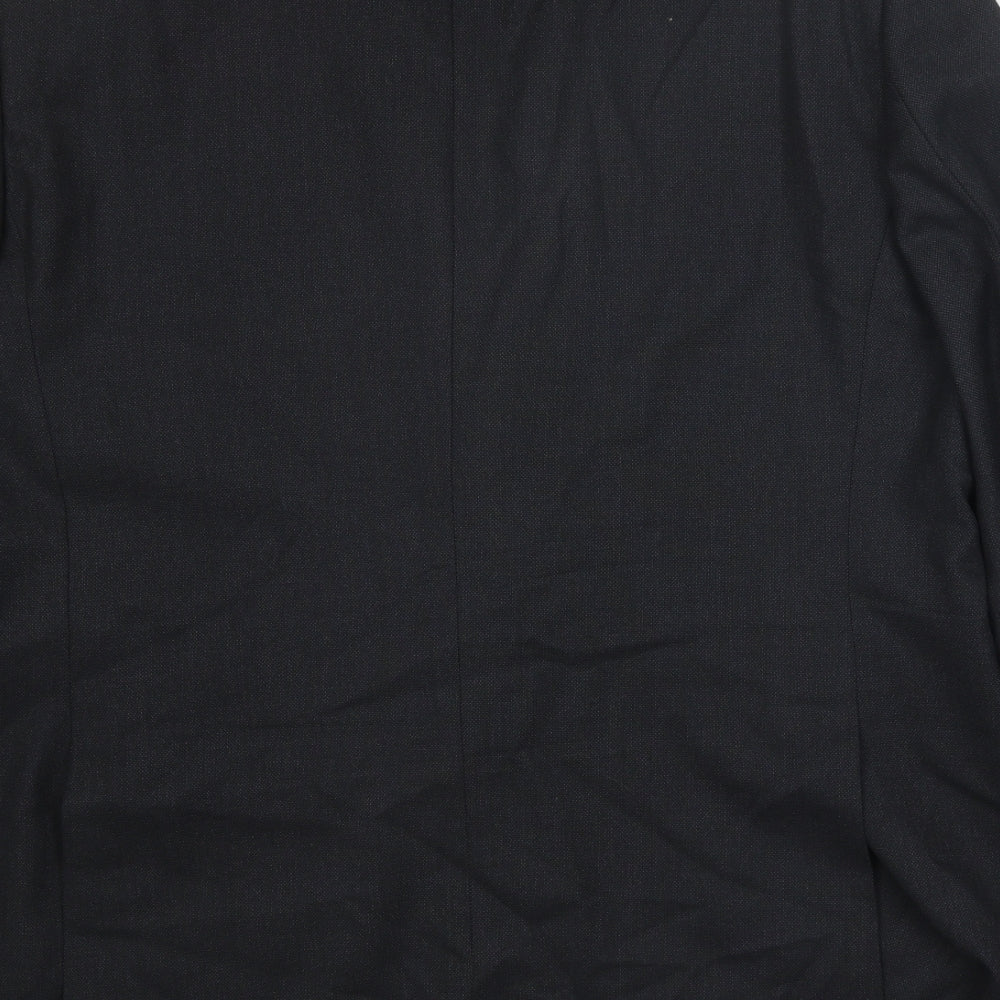 Charles Tyrwhitt Mens Grey Wool Jacket Suit Jacket Size XL Regular