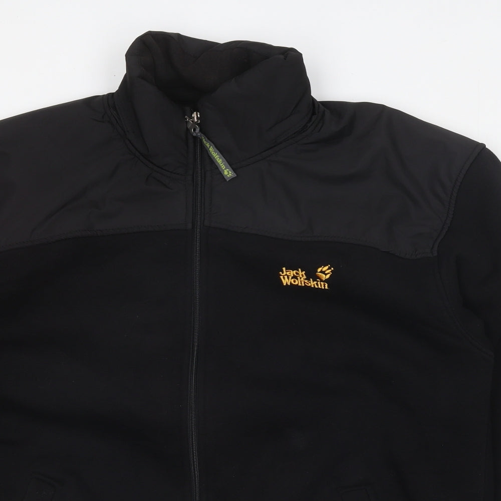 Jack Wolfskin Mens Black Jacket Size XL Zip