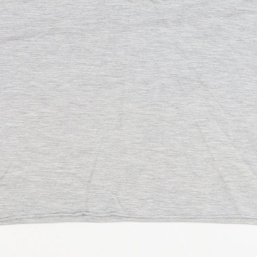 Atmosphere Womens Grey Polyester Basic T-Shirt Size 10 Round Neck - Santa Monica