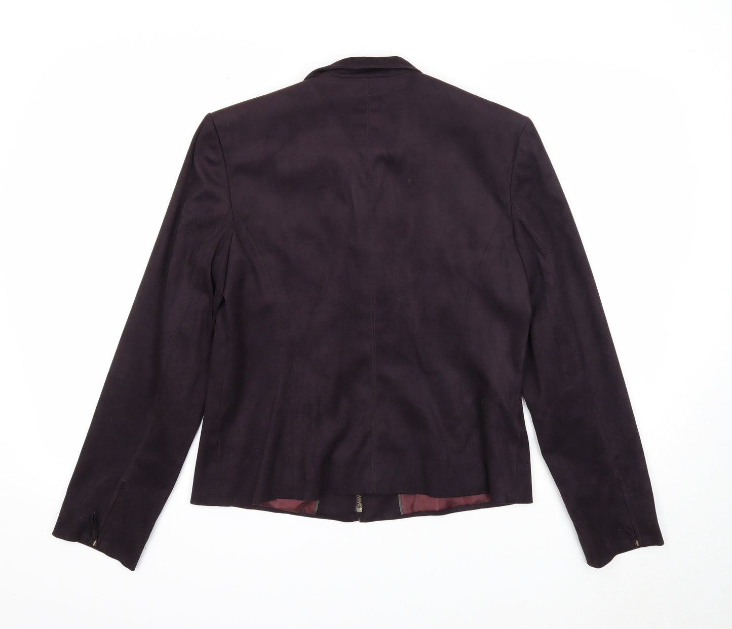 NEXT Womens Purple Jacket Size 14 Zip