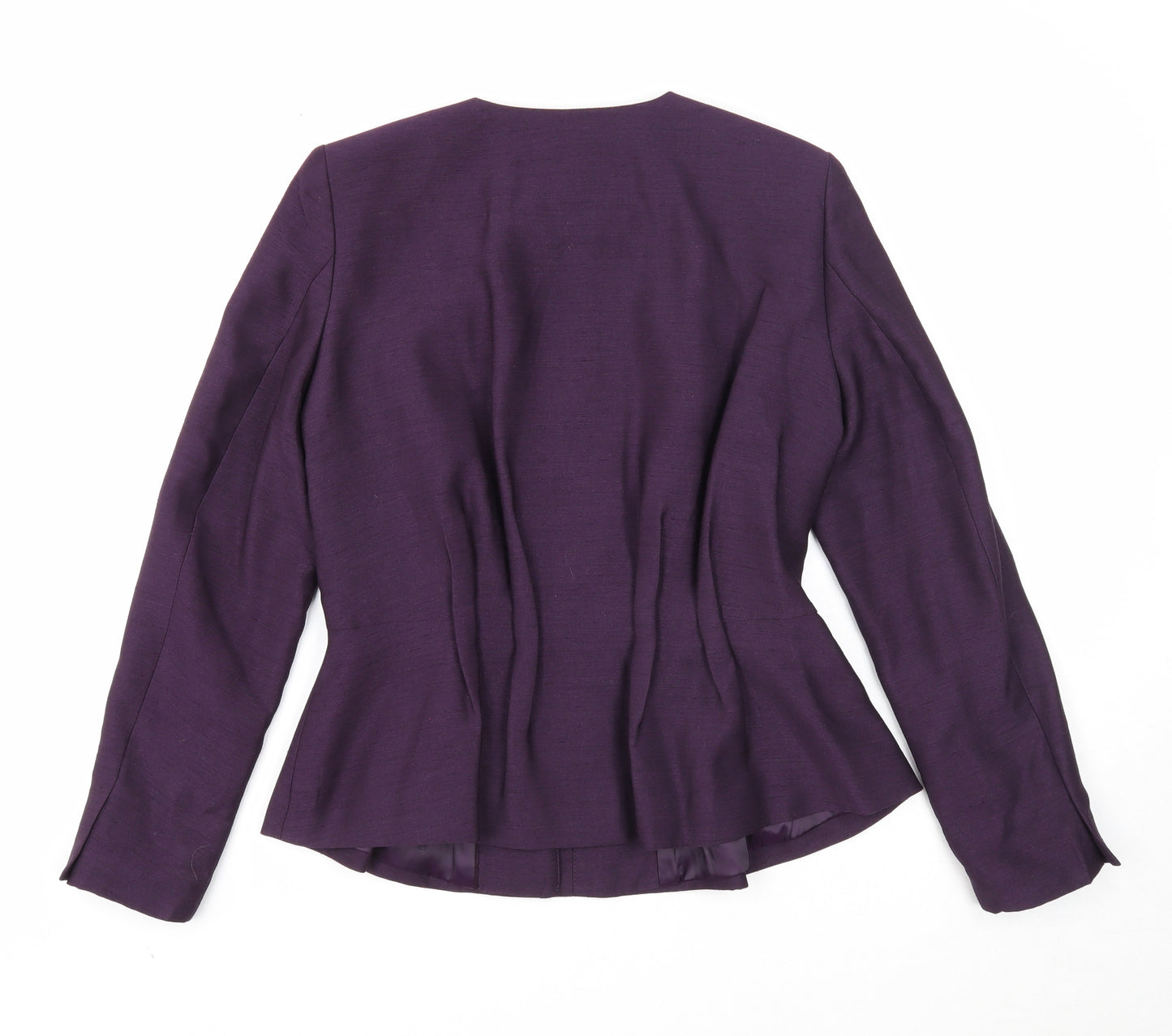 H&M Womens Purple Jacket Size 10 Zip