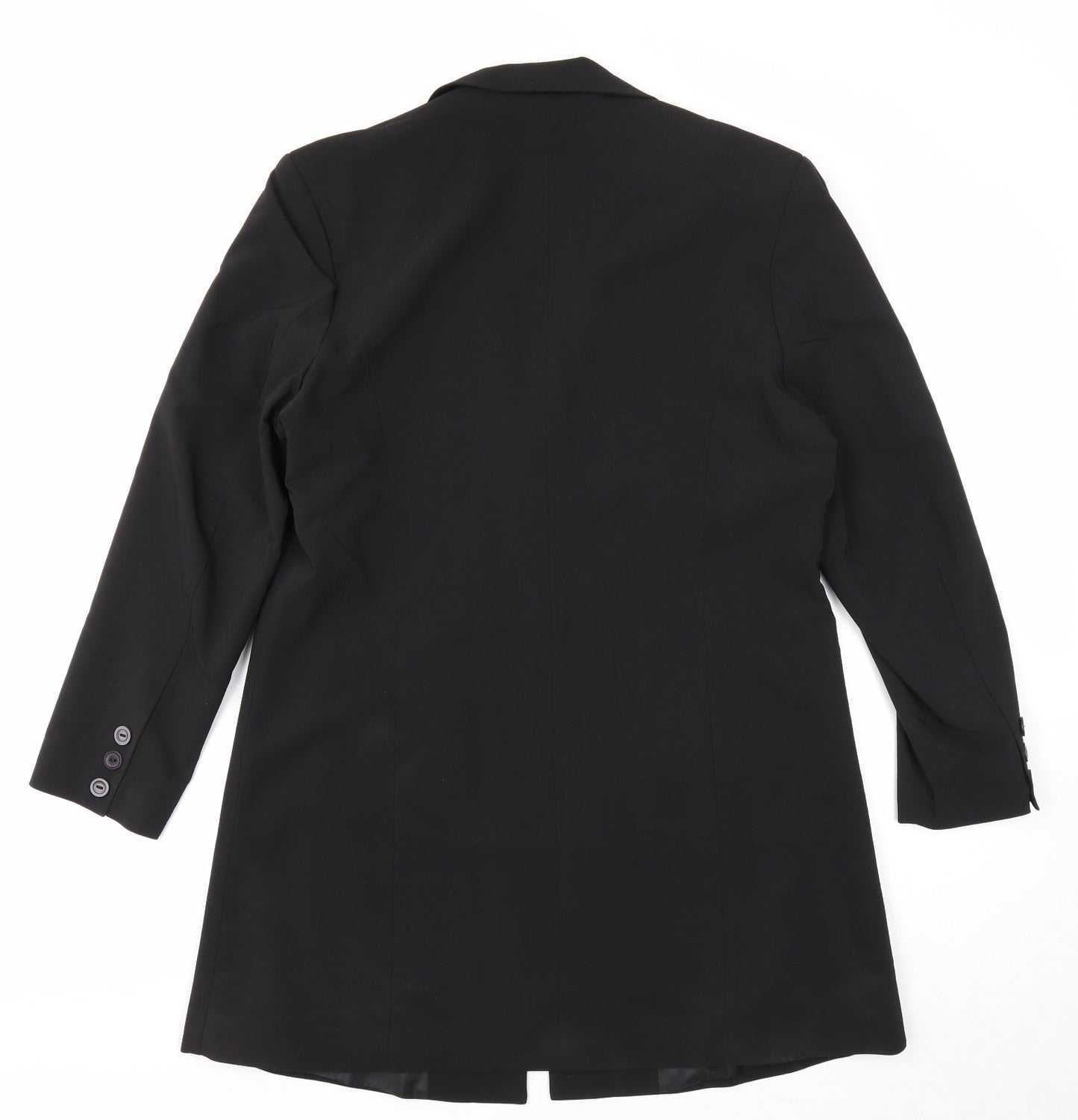 Jamie Oliver Womens Black Jacket Blazer Size 16 Button