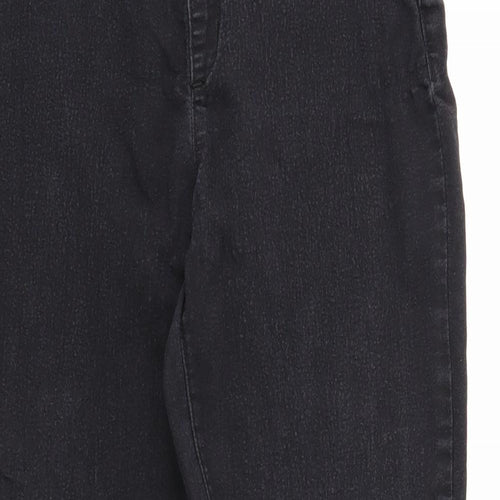 Denim & Co. Womens Black Cotton Jegging Jeans Size 14 Regular