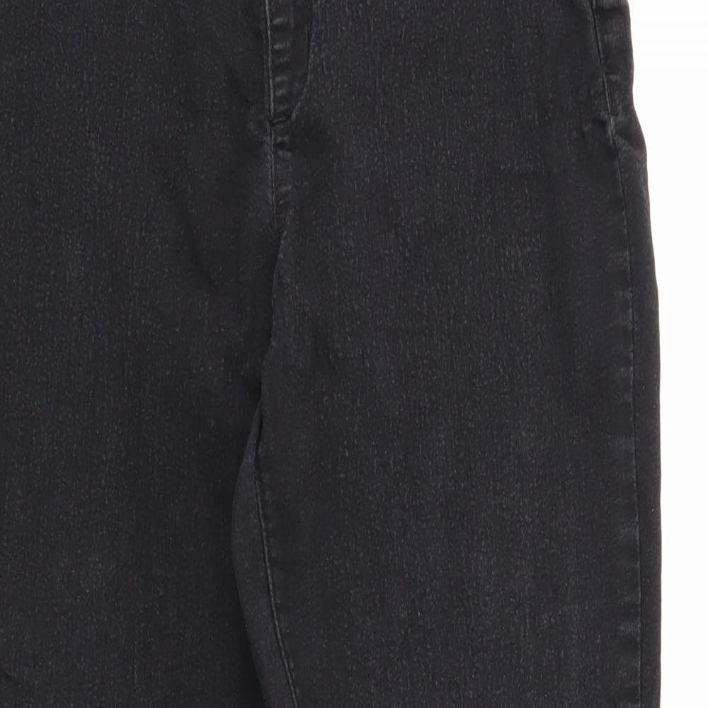 Denim & Co. Womens Black Cotton Jegging Jeans Size 14 Regular