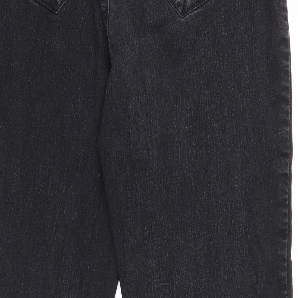 Denim & Co. Womens Black Cotton Jegging Jeans Size 14 Regular
