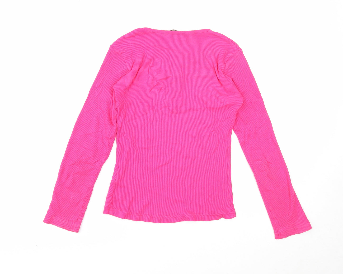 George Girls Pink Round Neck Acrylic Pullover Jumper Size 10-11 Years Pullover