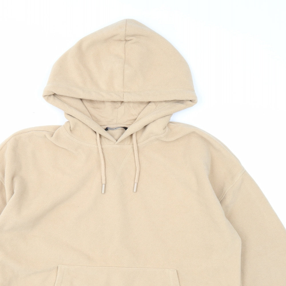 George Womens Beige Polyester Pullover Hoodie Size 12 Pullover - Size 12-14
