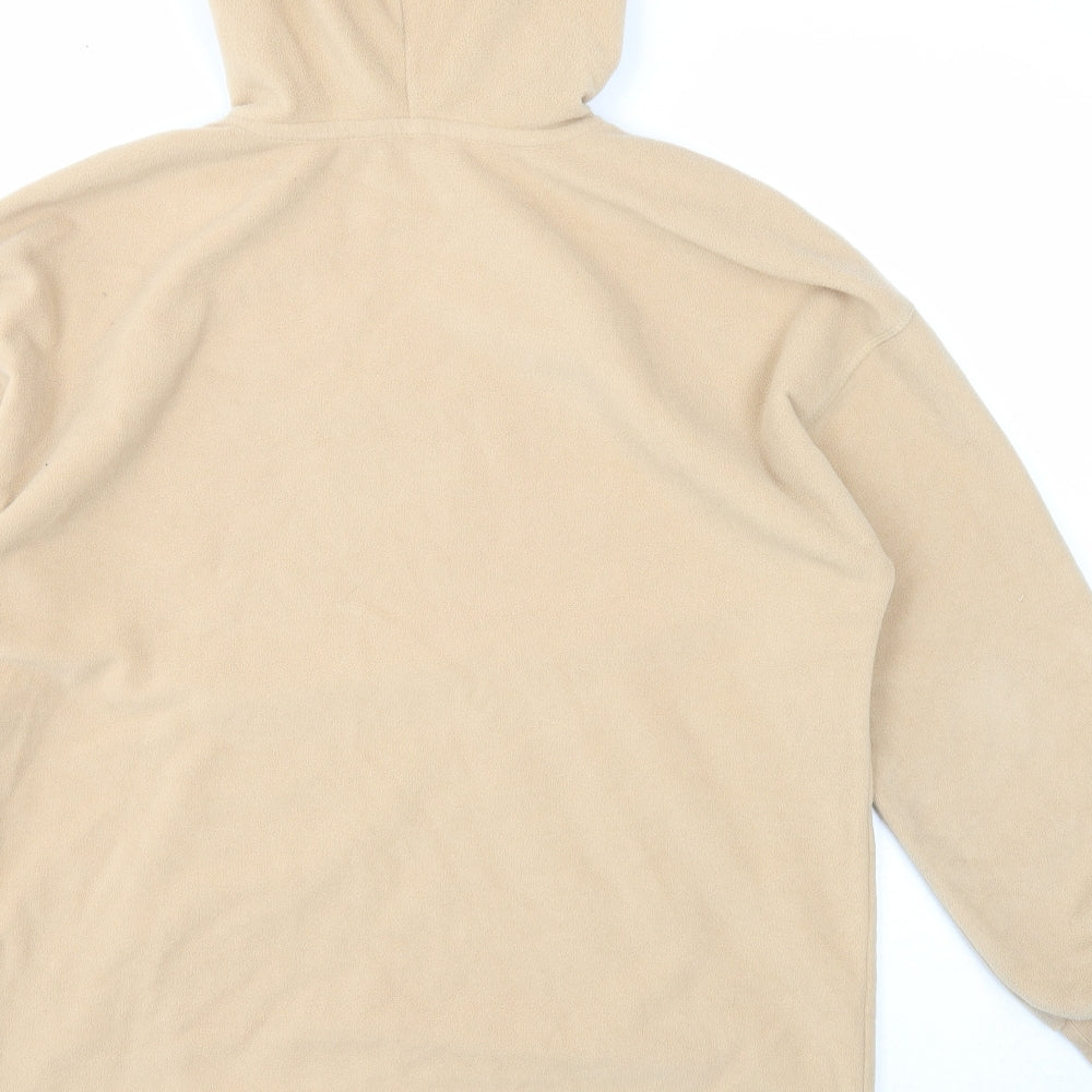 George Womens Beige Polyester Pullover Hoodie Size 12 Pullover - Size 12-14