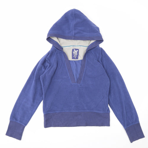 NEXT Womens Blue Polyester Pullover Hoodie Size 16 Pullover - Cropped