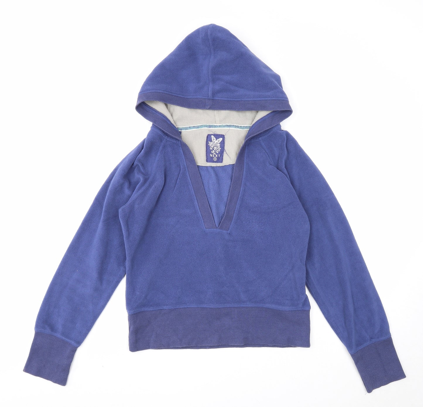NEXT Womens Blue Polyester Pullover Hoodie Size 16 Pullover - Cropped