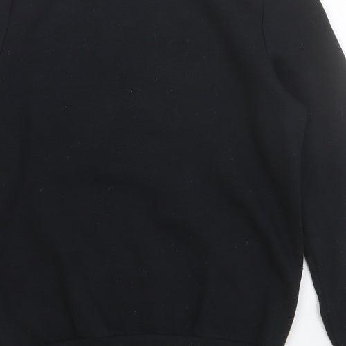 Primark Boys Black Cotton Pullover Sweatshirt Size 11-12 Years Pullover - BFF