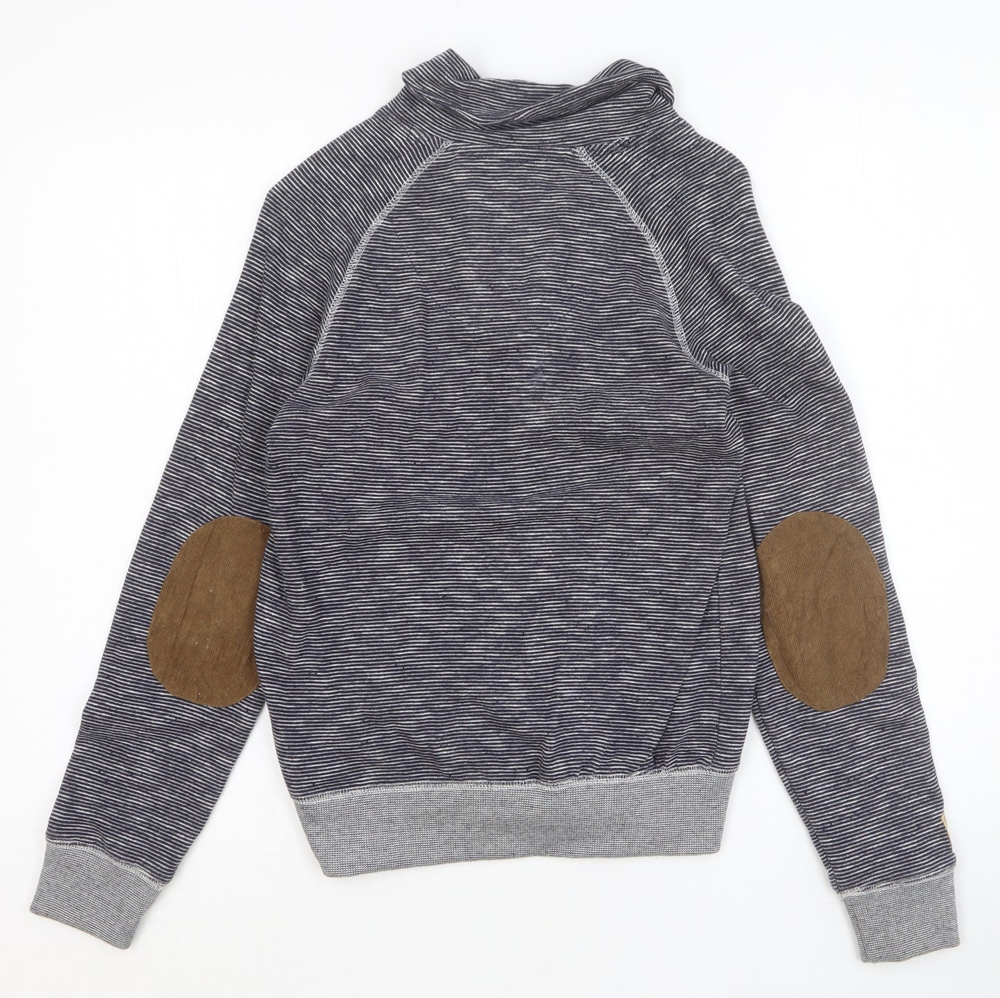NEXT Boys Grey V-Neck Cotton Cardigan Jumper Size 11 Years Button