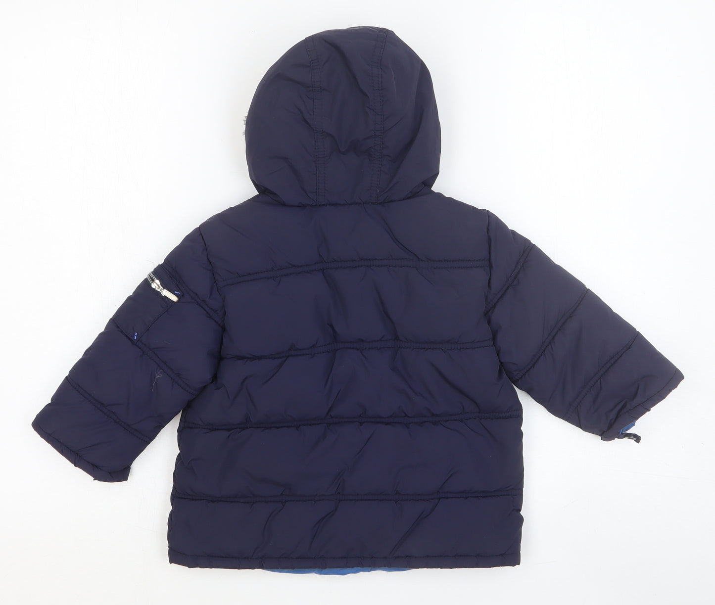 Ladybird Boys Blue Puffer Jacket Jacket Size 18-24 Months Zip