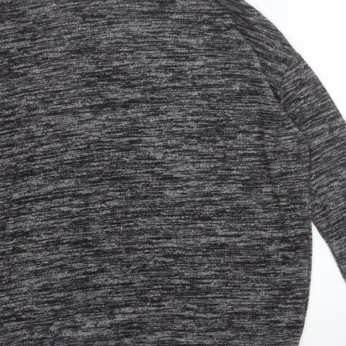 Wilfred Womens Grey V-Neck Cotton Pullover Jumper Size L