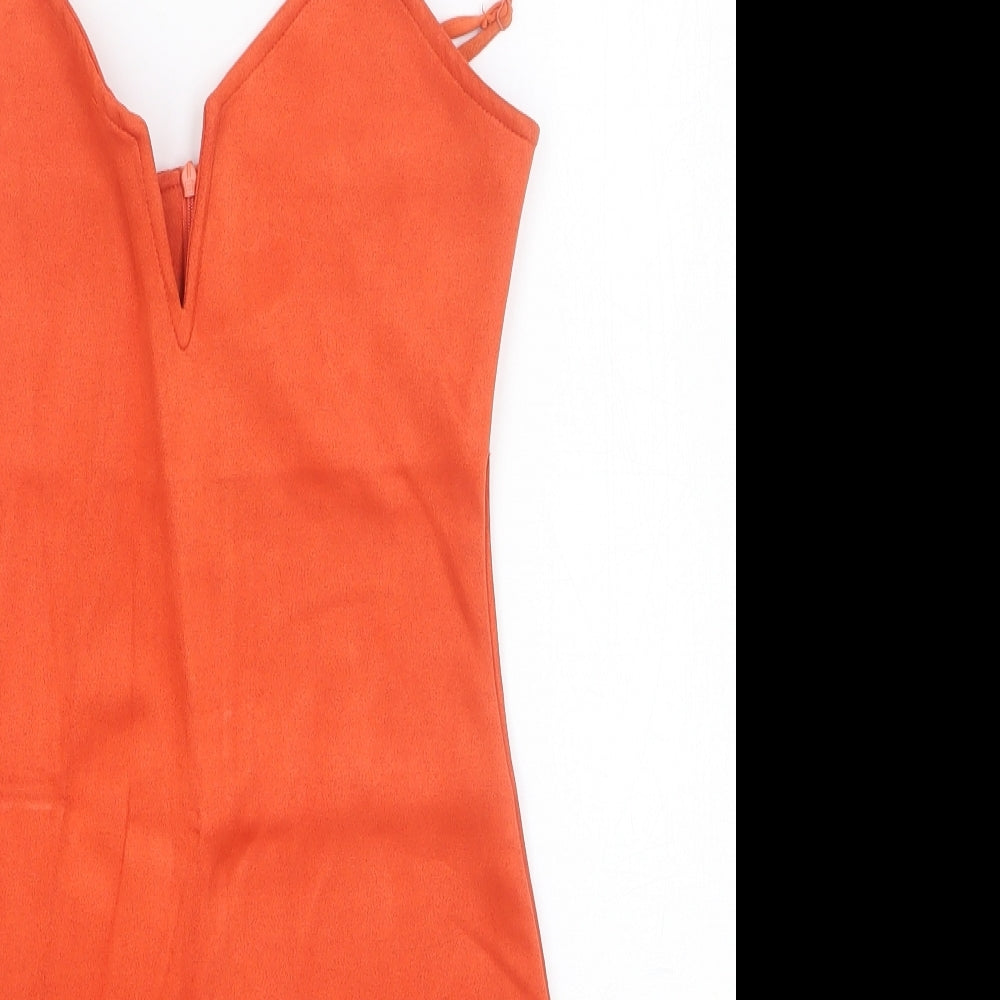 Saint Genies Womens Multicoloured Cotton Mini Size S V-Neck Zip