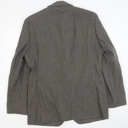 Marks and Spencer Mens Grey Wool Jacket Suit Jacket Size 40 Regular