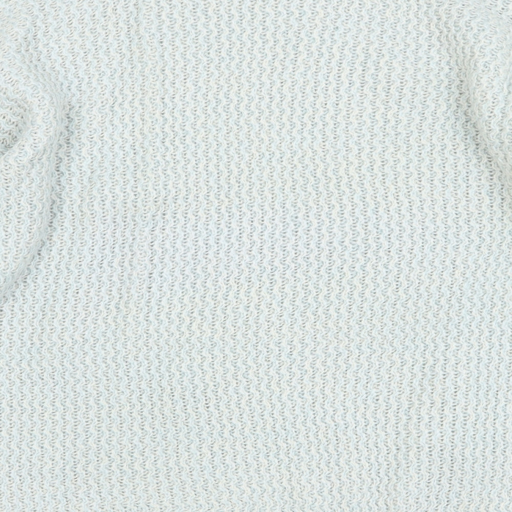 Primark Womens Blue Scoop Neck Polyester Pullover Jumper Size 16