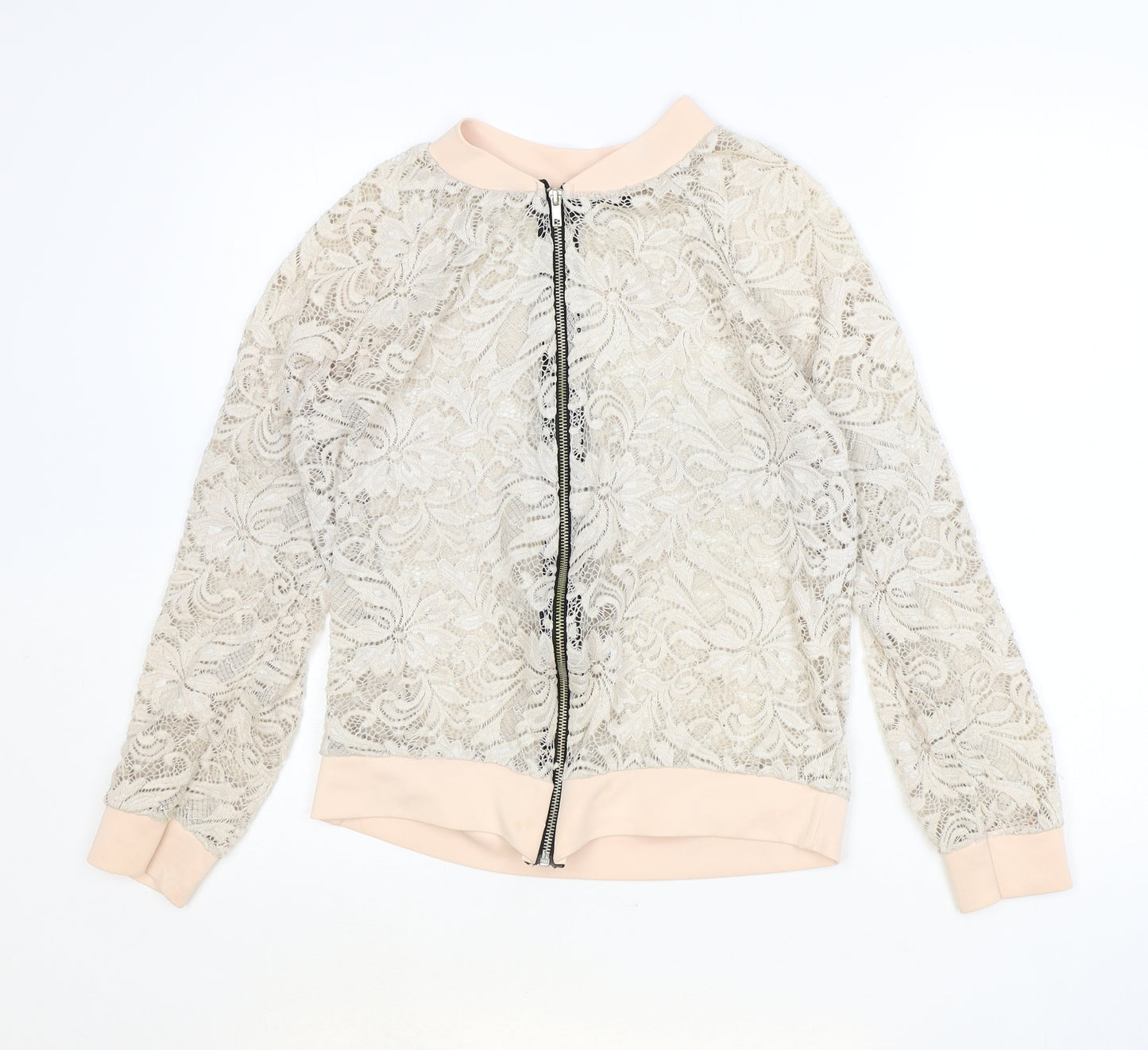 IX Womens Pink Jacket Size 8 Zip