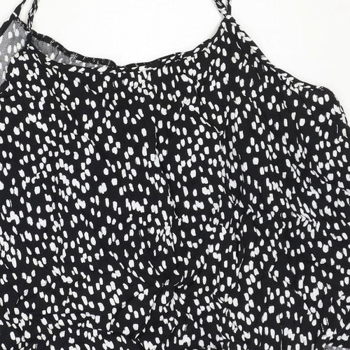 George Womens Beige Geometric Viscose Camisole Tank Size 18 Scoop Neck