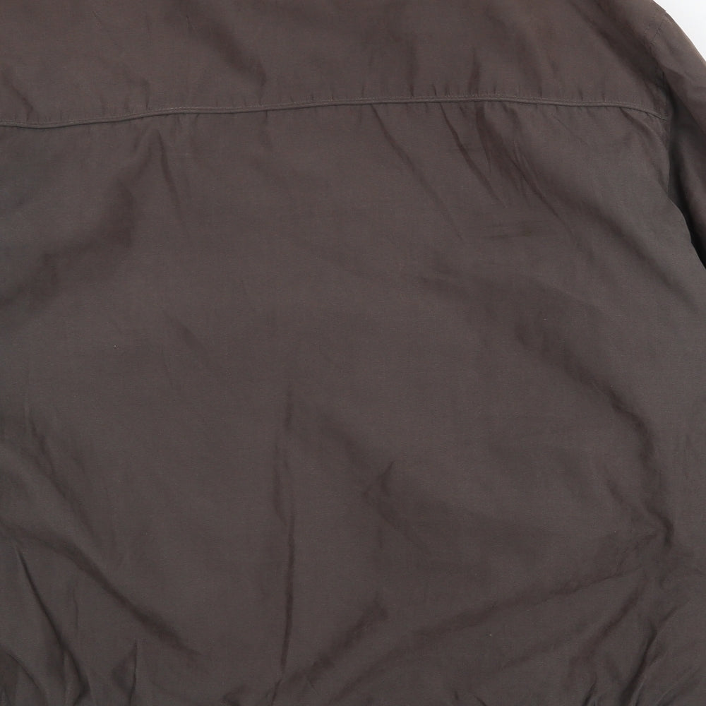Maine New England Mens Brown Jacket Size XL Zip