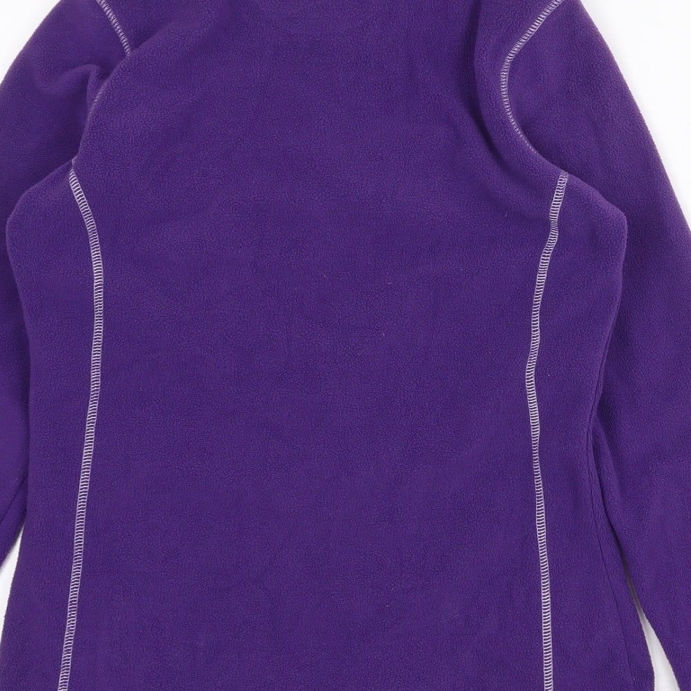 Regatta Womens Purple Jacket Size 8 Zip