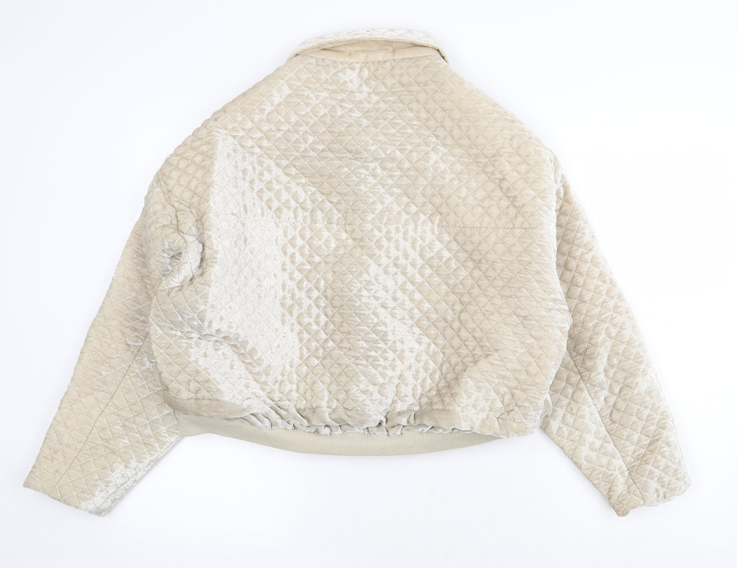 Khadi Womens Beige Jacket Size M Button