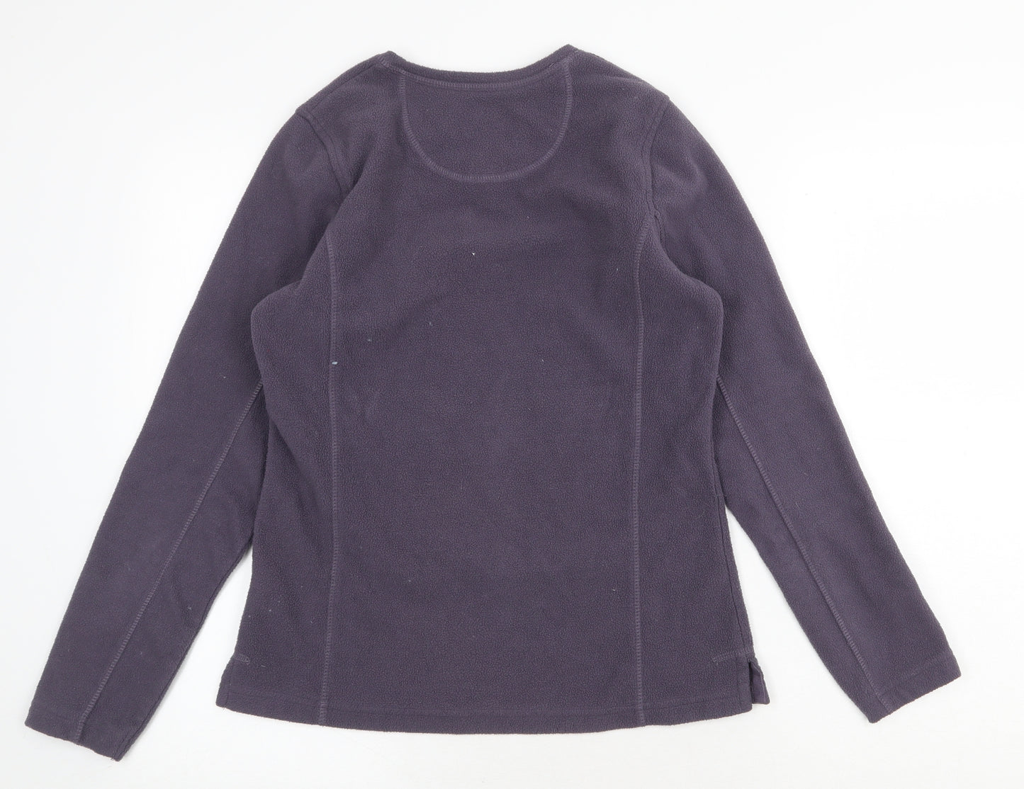 Peter Storm Womens Purple V-Neck Polyester Pullover Jumper Size 10