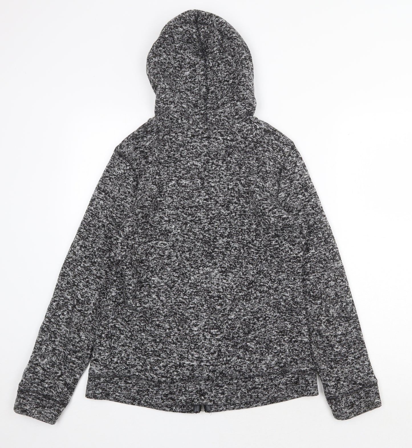 NEXT Womens Grey Polyester Full Zip Hoodie Size 12 Zip