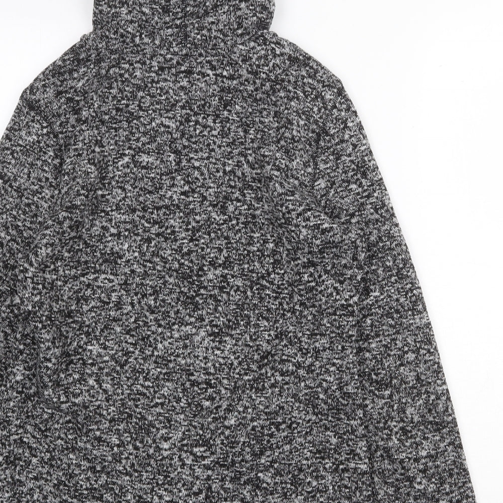 NEXT Womens Grey Polyester Full Zip Hoodie Size 12 Zip