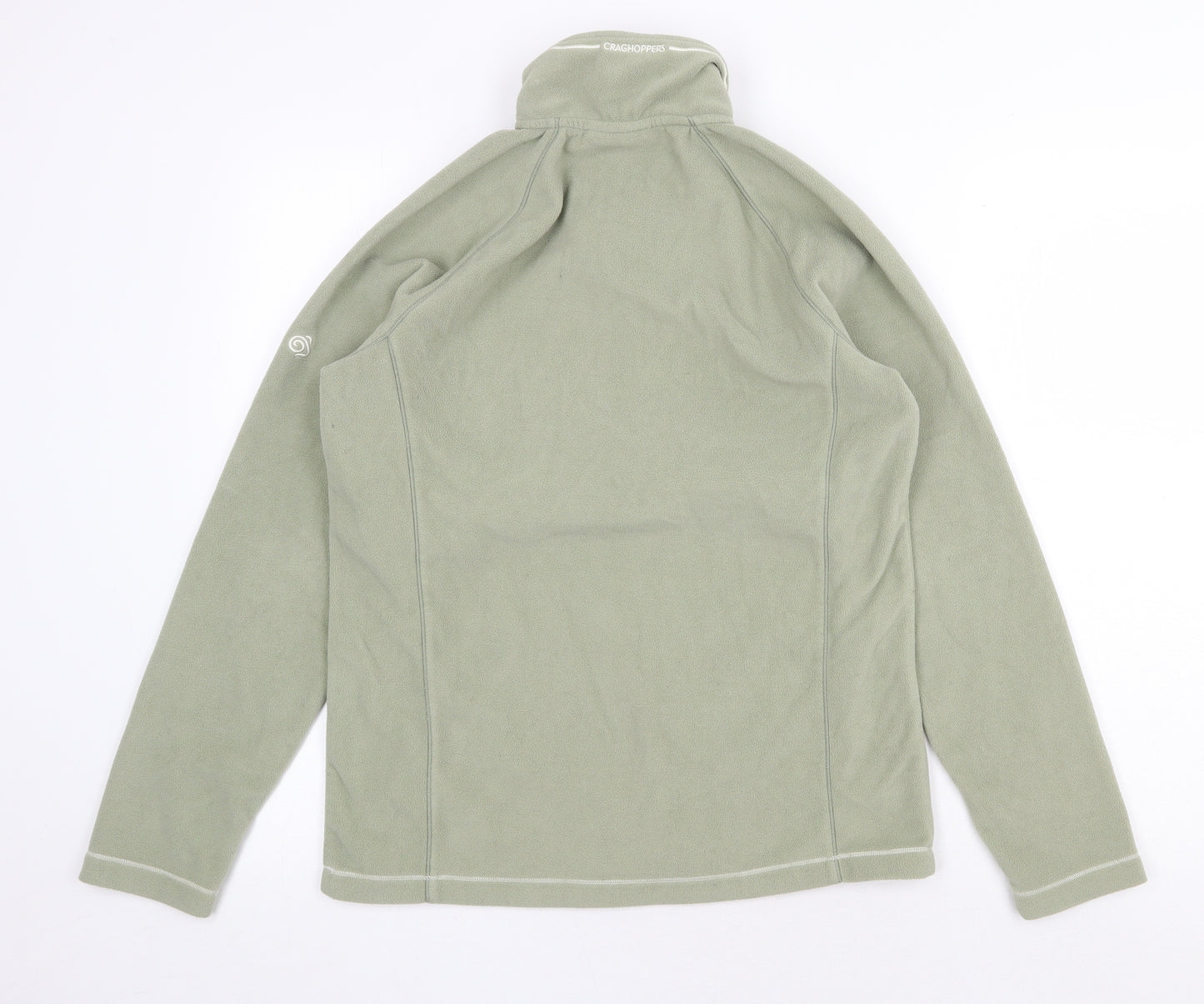 Craghoppers Womens Green Polyester Pullover Sweatshirt Size 10 Zip