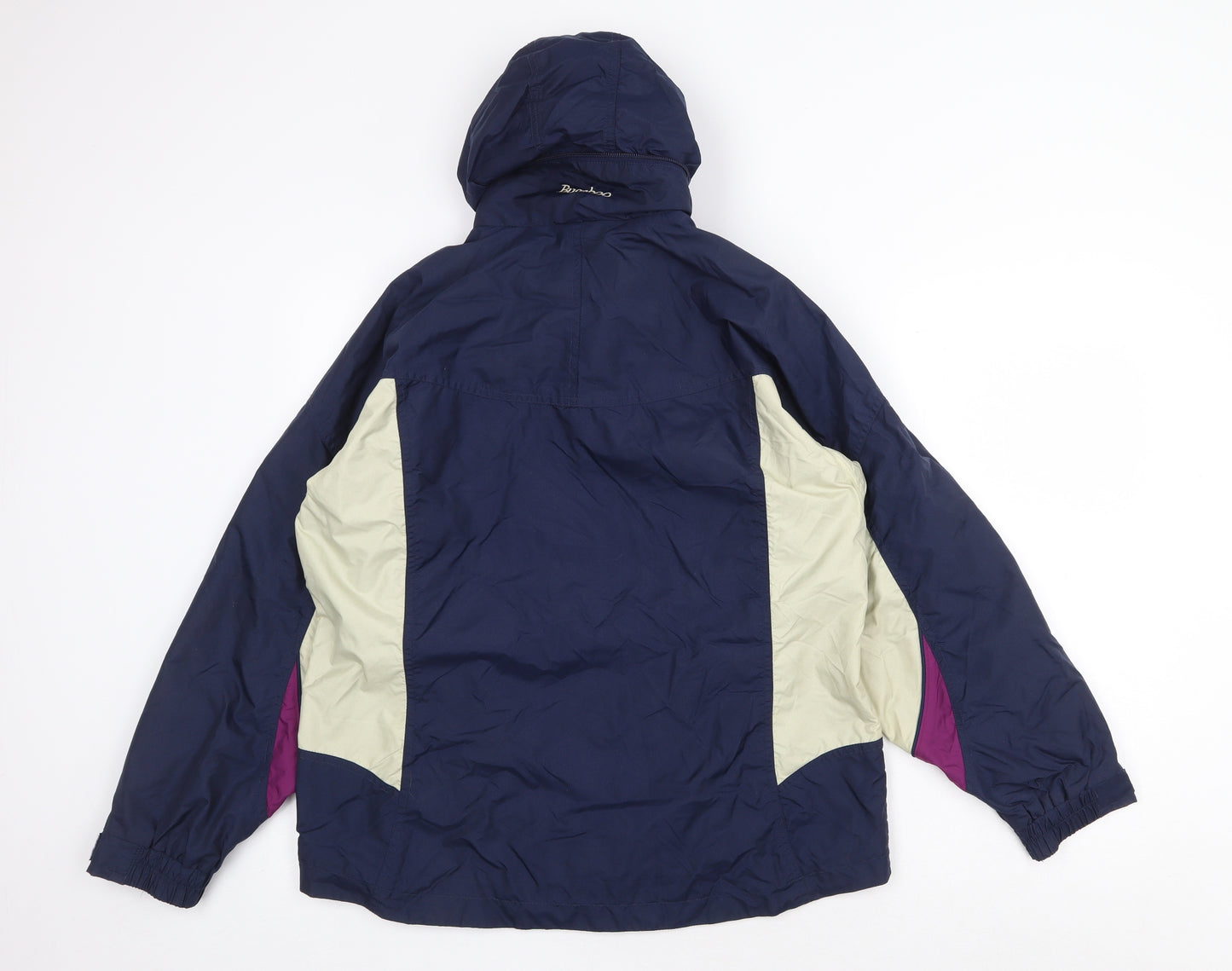 Columbia Womens Blue Windbreaker Jacket Size 14 Zip
