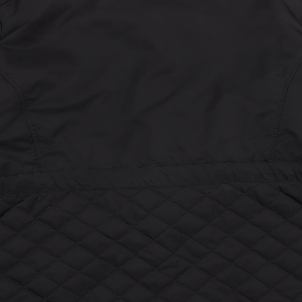 Marks and Spencer Womens Black Jacket Size 22 Zip