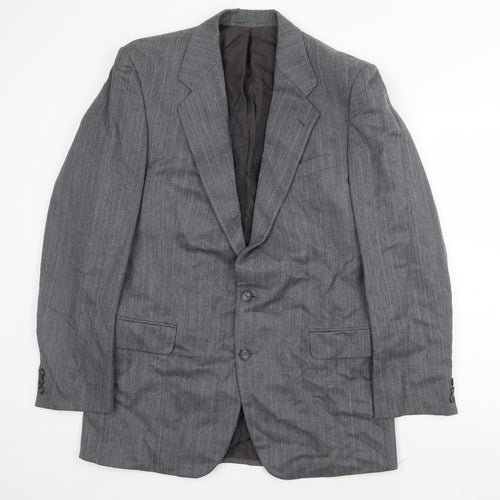 Marks and Spencer Mens Grey Polyester Jacket Suit Jacket Size 40 Regular