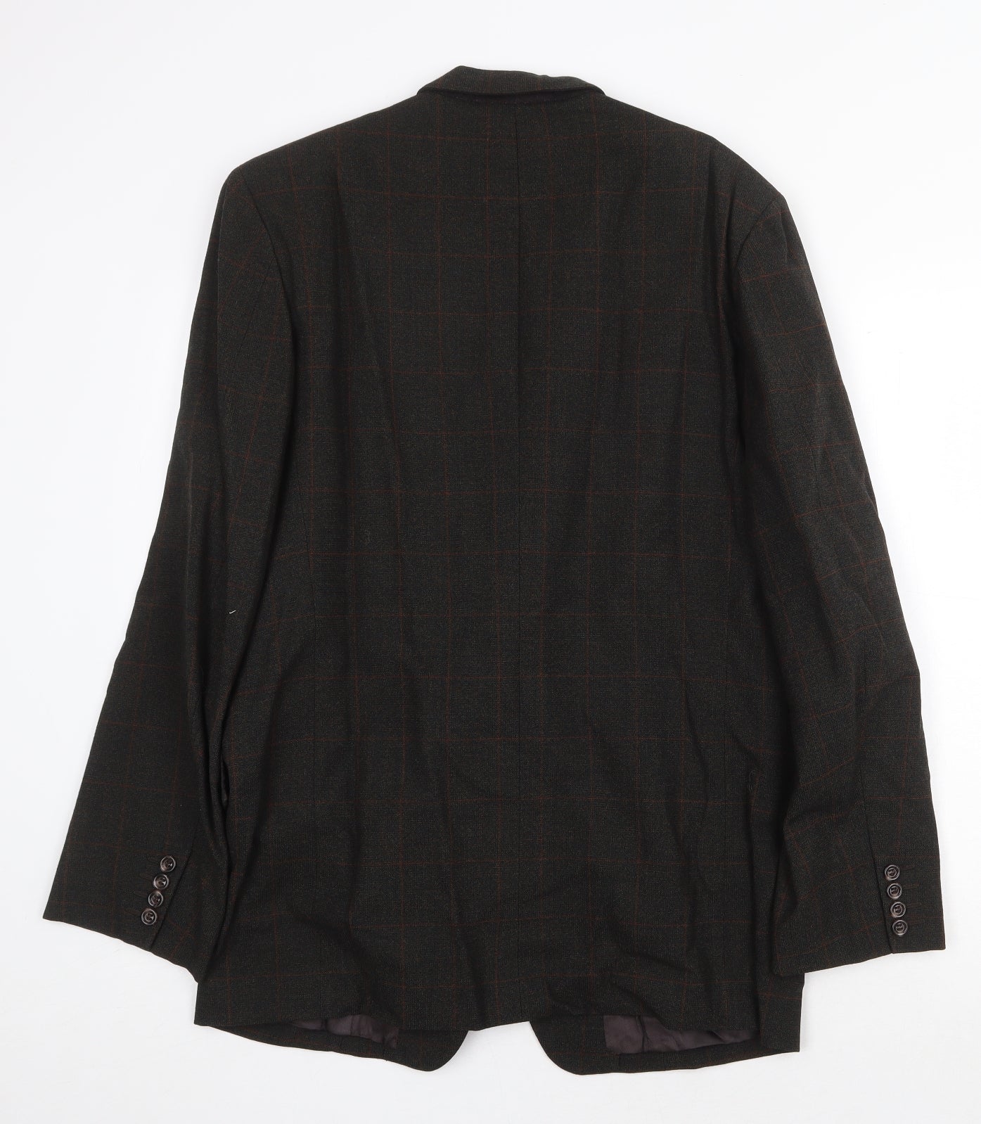 Neil Heath Mens Green Check Viscose Jacket Suit Jacket Size 40 Regular