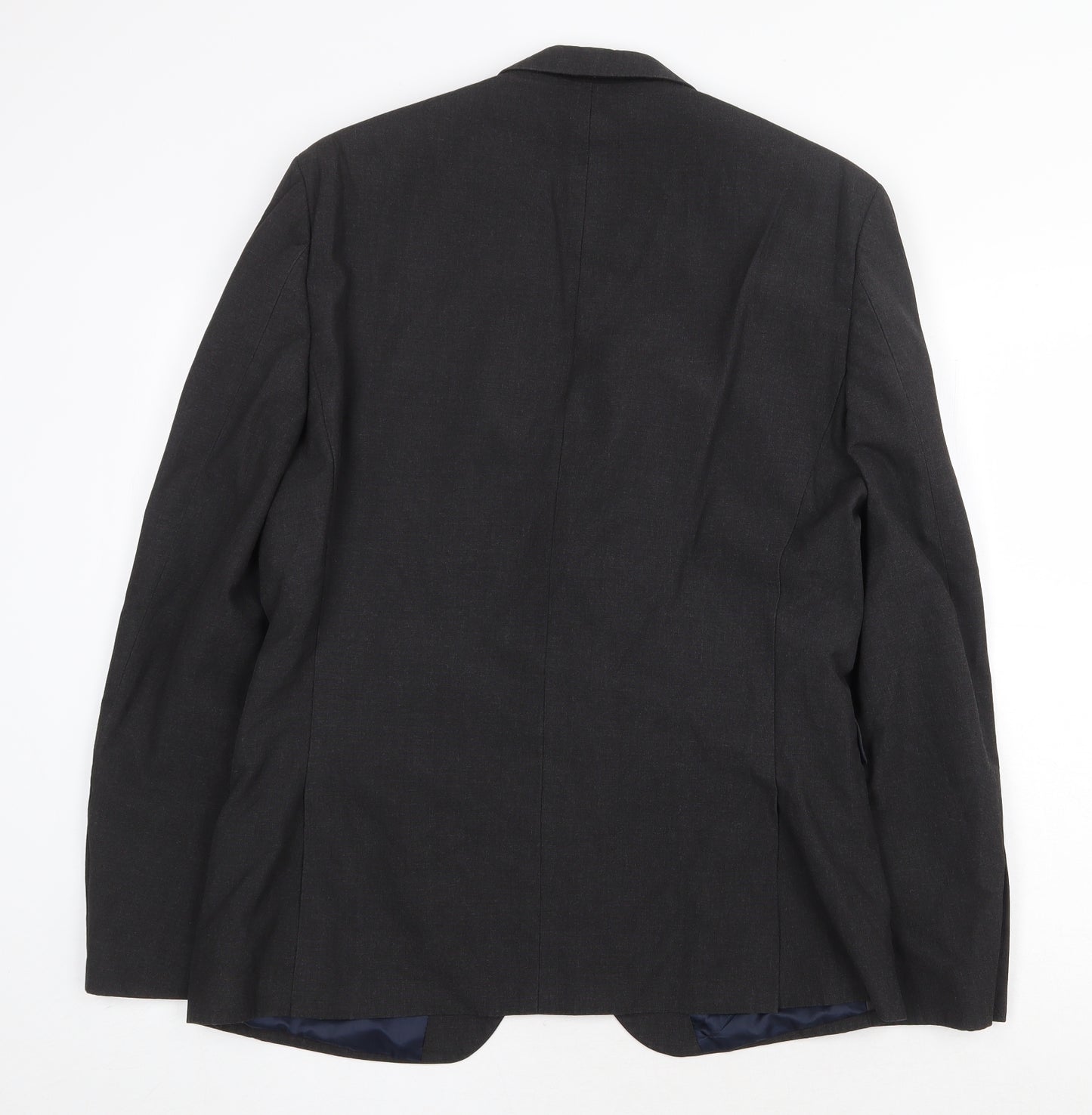 NEXT Mens Grey Polyester Jacket Suit Jacket Size 40 Regular