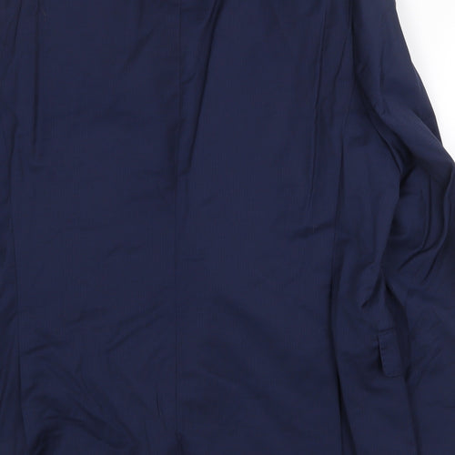 Marks and Spencer Mens Blue Polyester Jacket Suit Jacket Size 42 Regular
