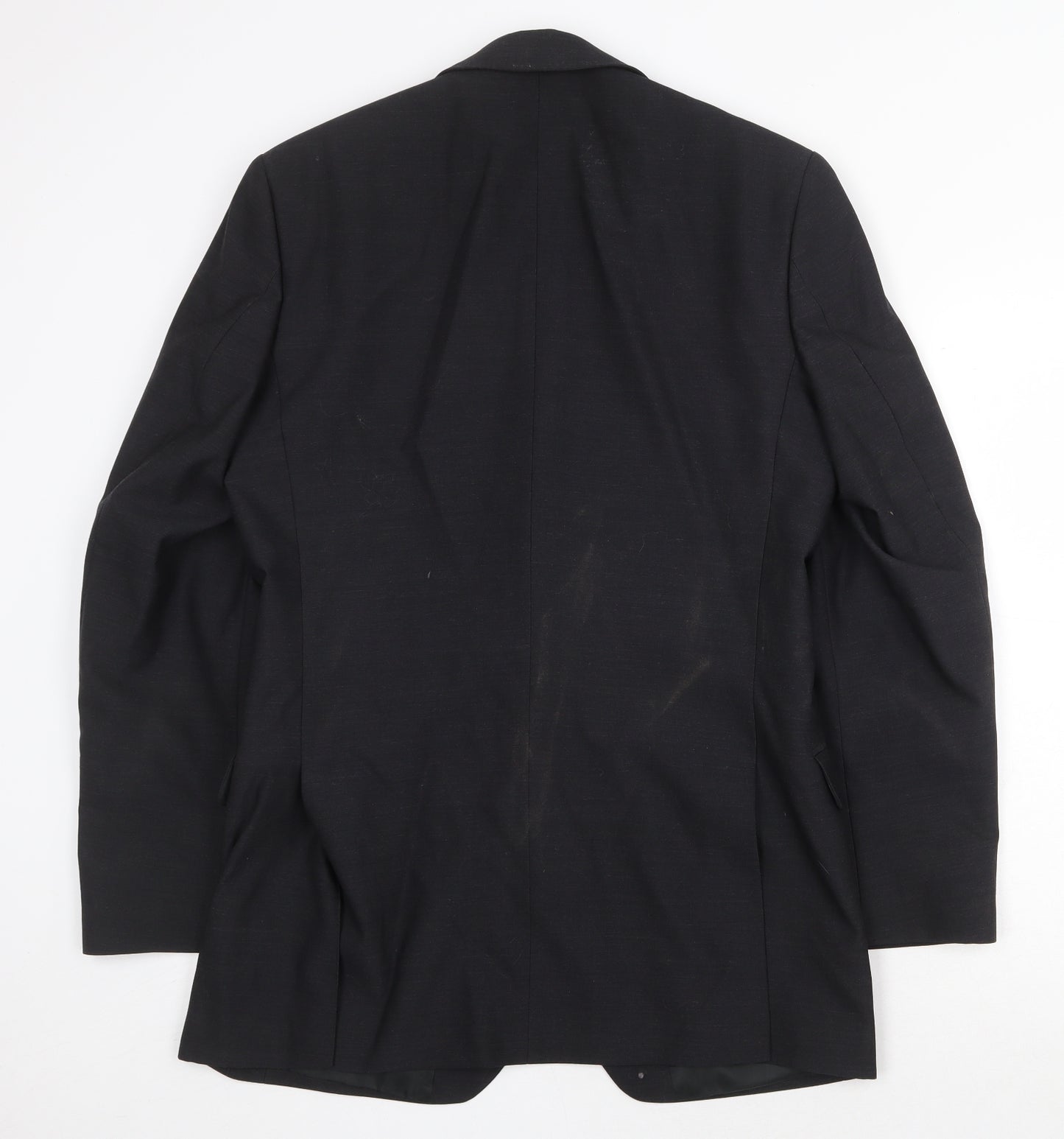 Scott & Taylor Mens Black Polyester Jacket Suit Jacket Size 38 Regular