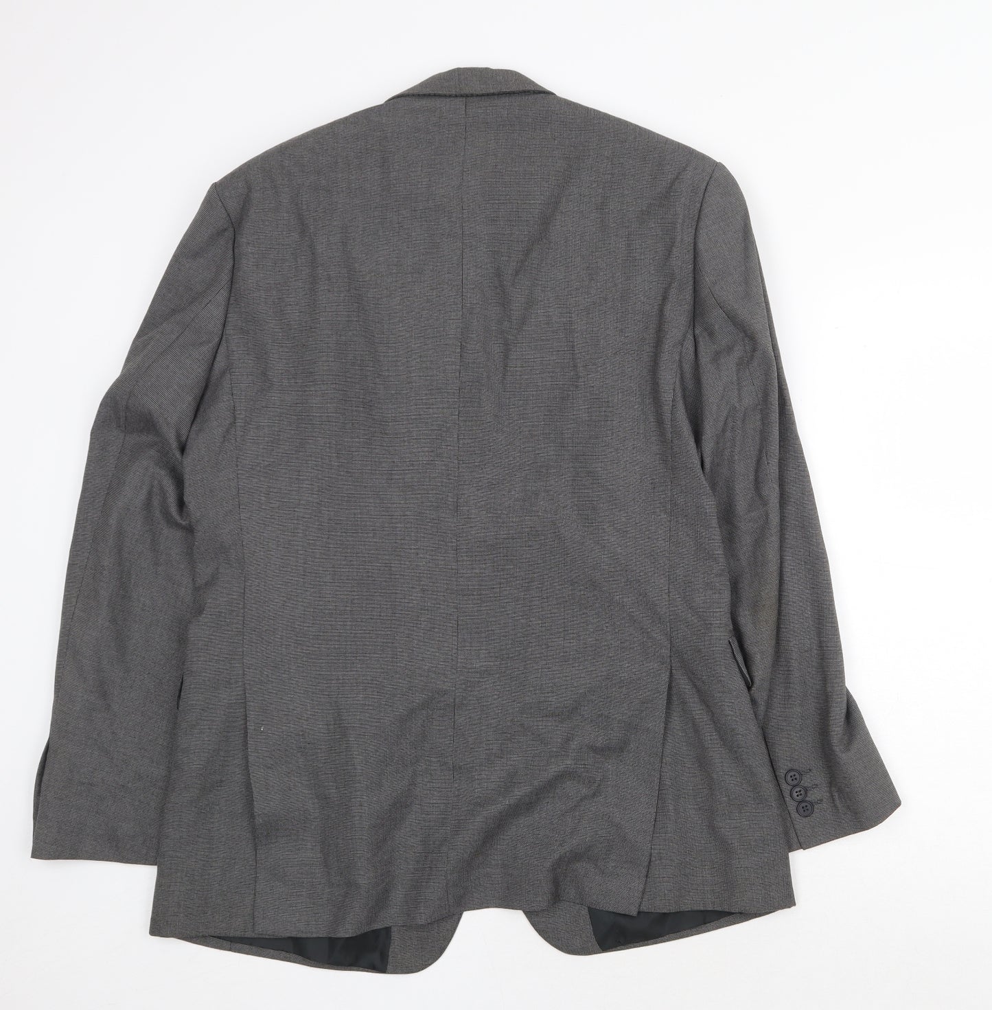 Scott & Taylor Mens Grey Polyester Jacket Suit Jacket Size 40 Regular