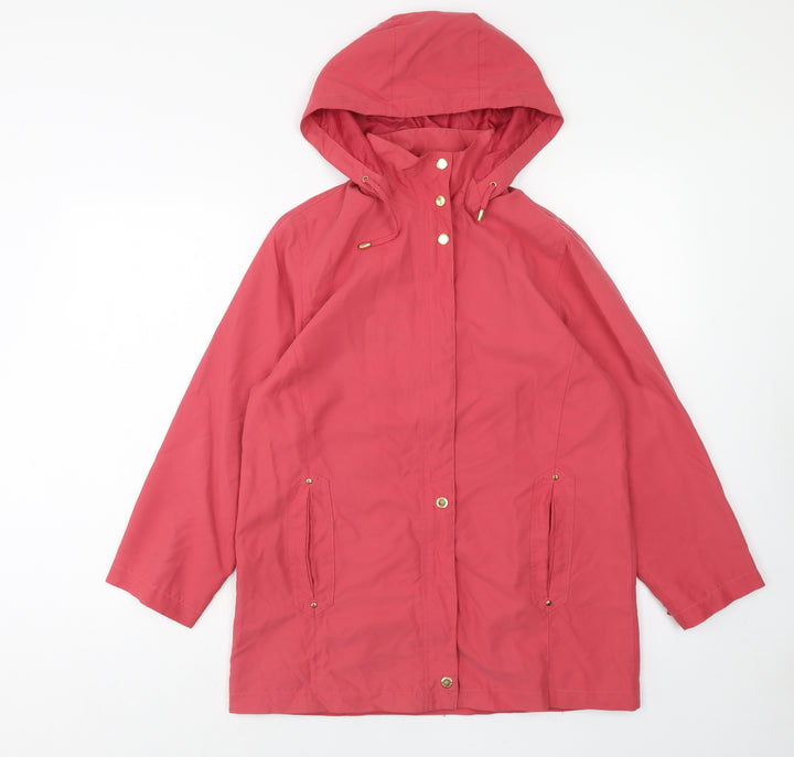 Danni Mac Womens Pink Jacket Size S Zip
