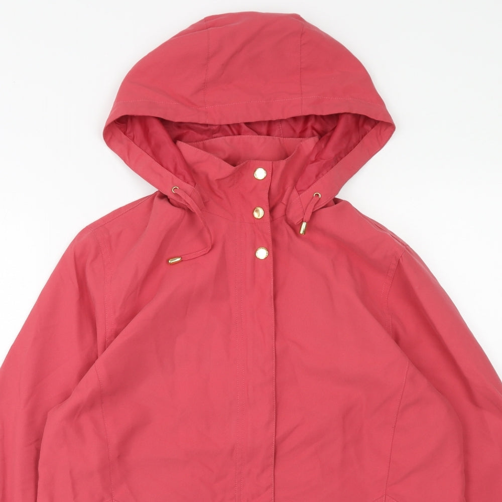 Danni Mac Womens Pink Jacket Size S Zip
