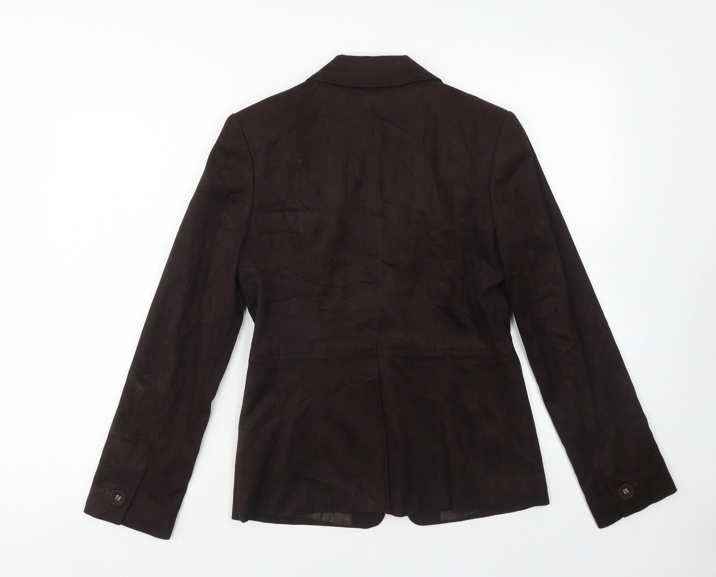NEXT Womens Brown Jacket Blazer Size 8 Button